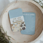 Our Lady of Lourdes Prayer Card