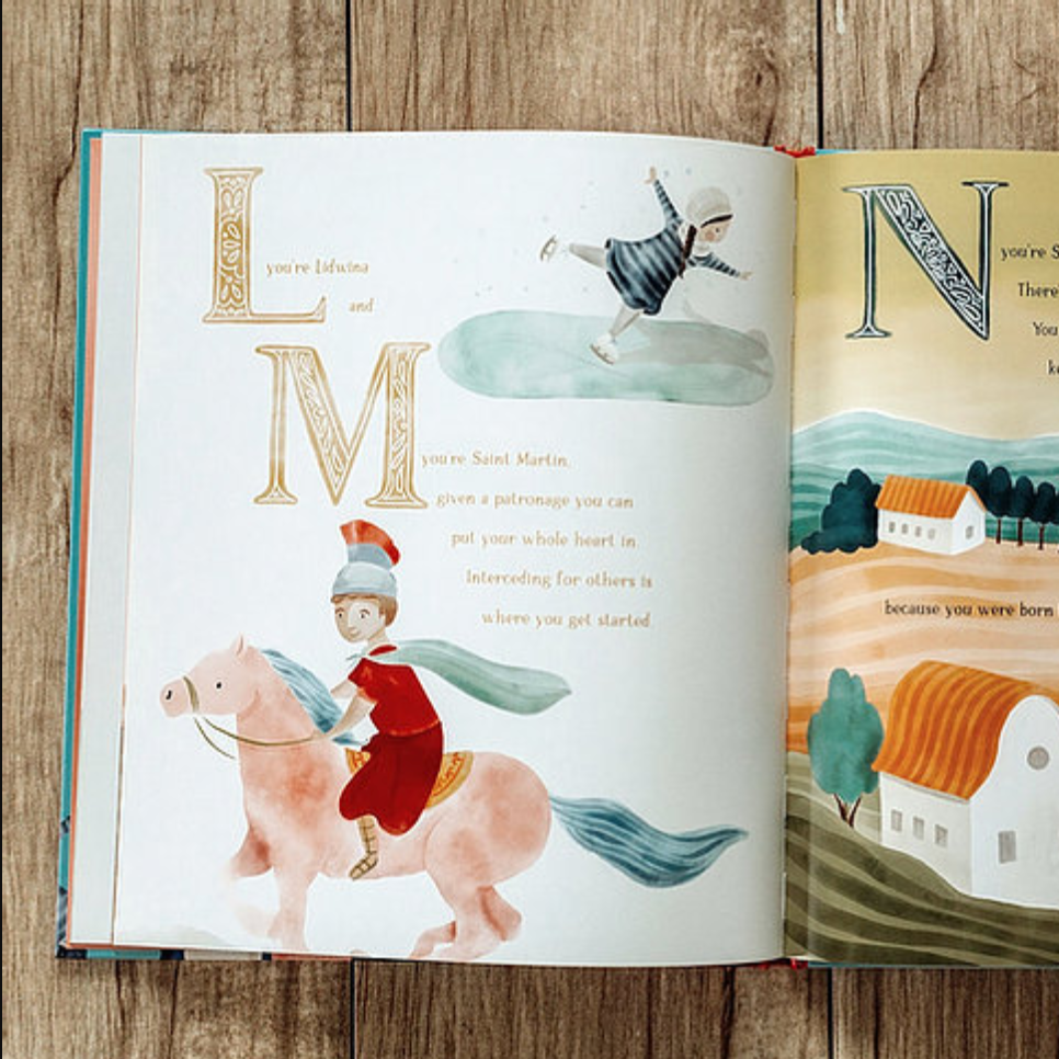 You Were Born to be a Saint Hardcover Book Children's books Crossroads Collective