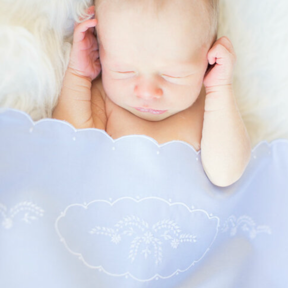 Embroidered Receiving Blanket Children & Babies Crossroads Collective