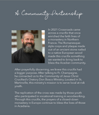 Replica of Antique Crucifix from Northern France Monastery Crossroads Collective