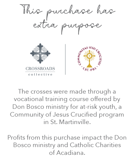 Replica of Antique Crucifix from Northern France Monastery Crossroads Collective