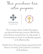 Replica of Antique Crucifix from Northern France Monastery Crossroads Collective