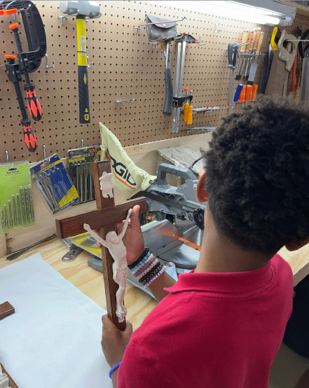 Replica of Antique Crucifix from Northern France Monastery Crossroads Collective