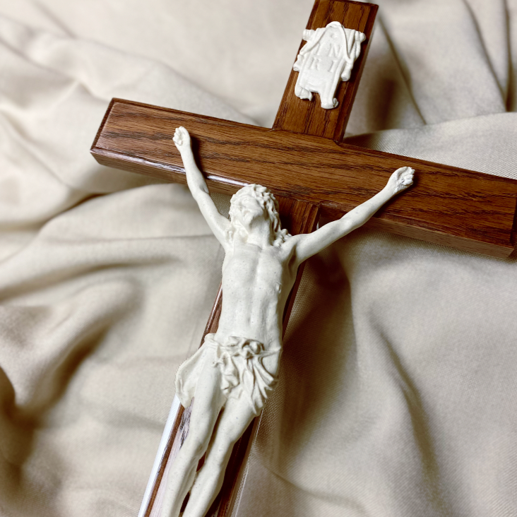 Replica of Antique Crucifix from Northern France Monastery Crossroads Collective