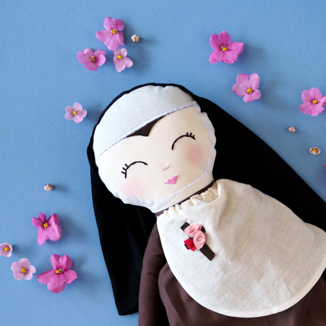 St. Thérèse of Lisieux Doll in collaboration with Marzipantz
