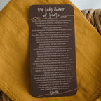 Our Lady Undoer of Knots Prayer Card