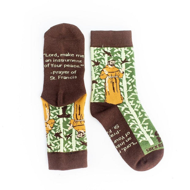 Kids St. Francis of Assisi Socks Clothing & Apparel Crossroads Collective