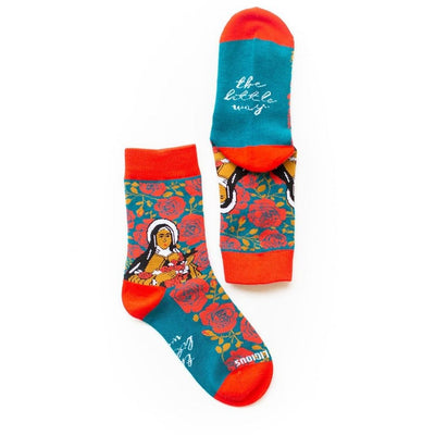 Kids St. Therese of Lisieux Socks Clothing & Apparel Crossroads Collective