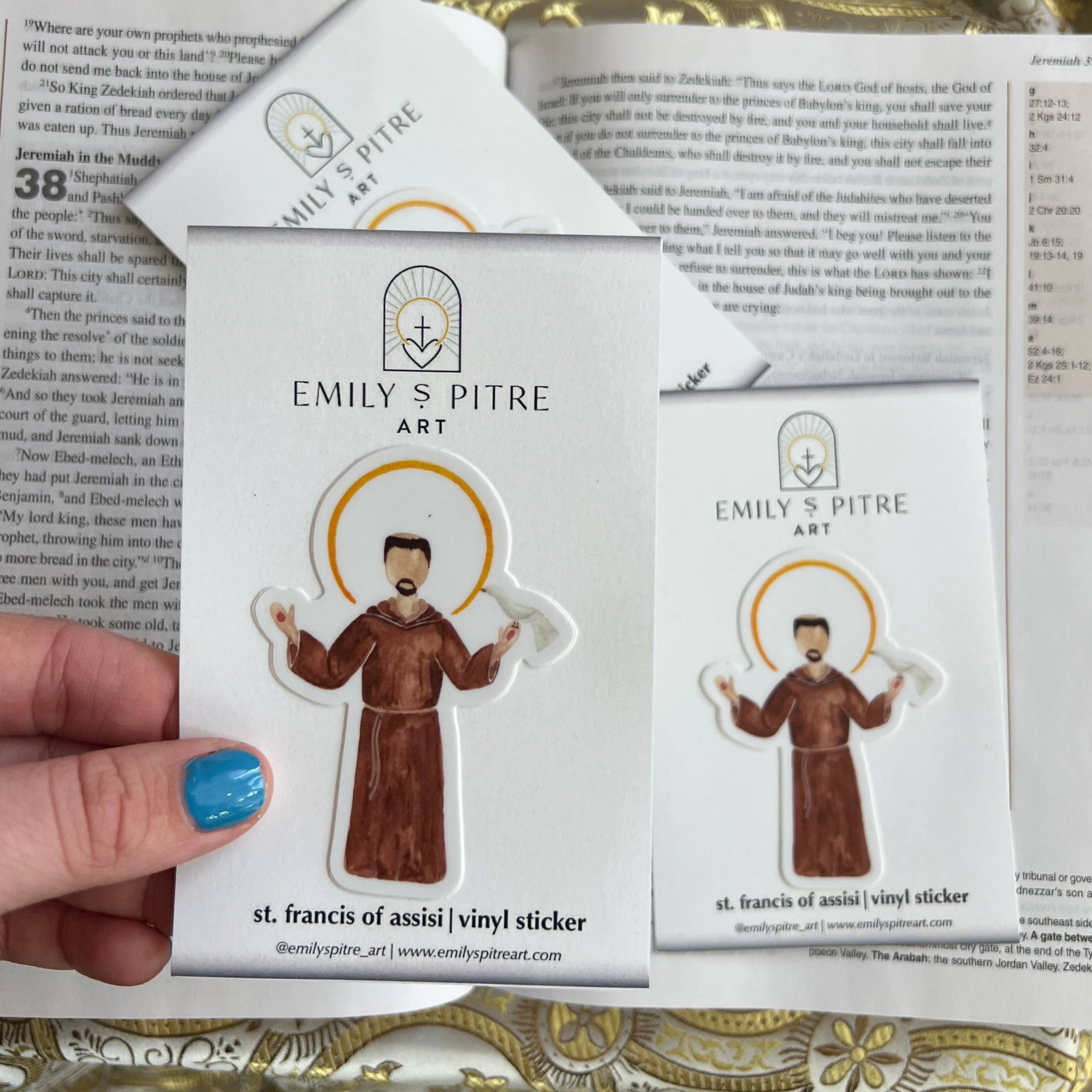 St. Francis of Assisi Sticker