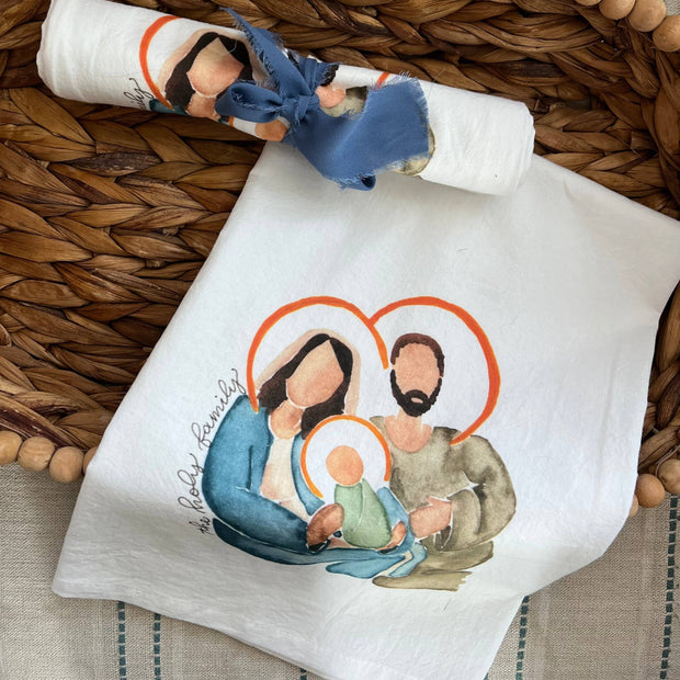 Holy Family Tea Towel