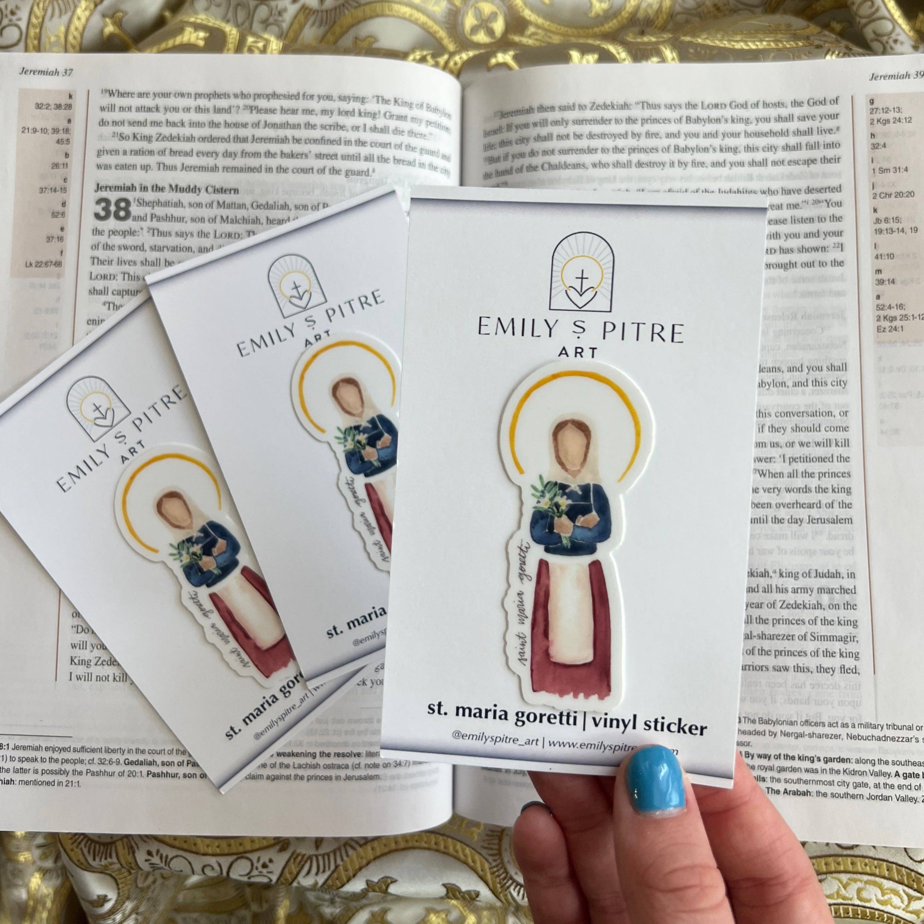 St. Maria Goretti Sticker