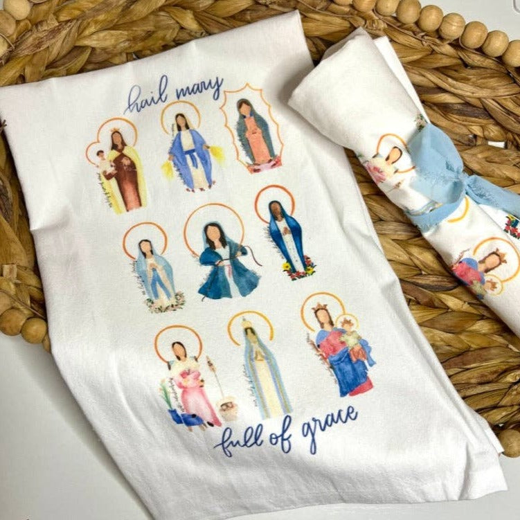 Many Marys Tea Towel