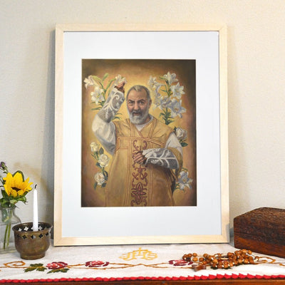 'Saint Padre Pio' Print