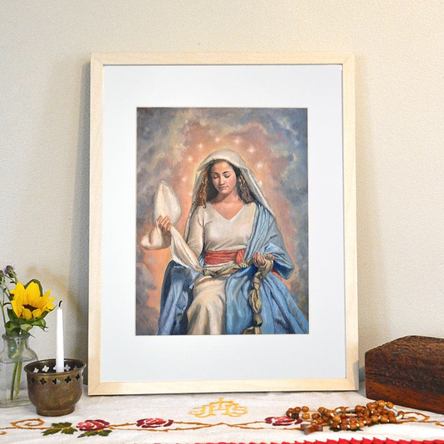 'Our Lady Undoer of Knots' Print 9x12