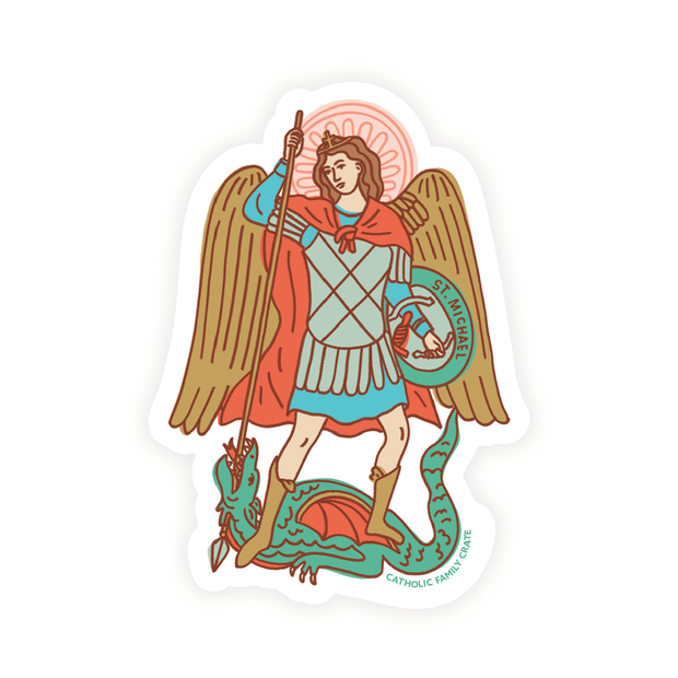 Saint Michael the Arc Angel Sticker