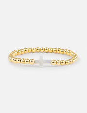 Gold Cross Bracelet