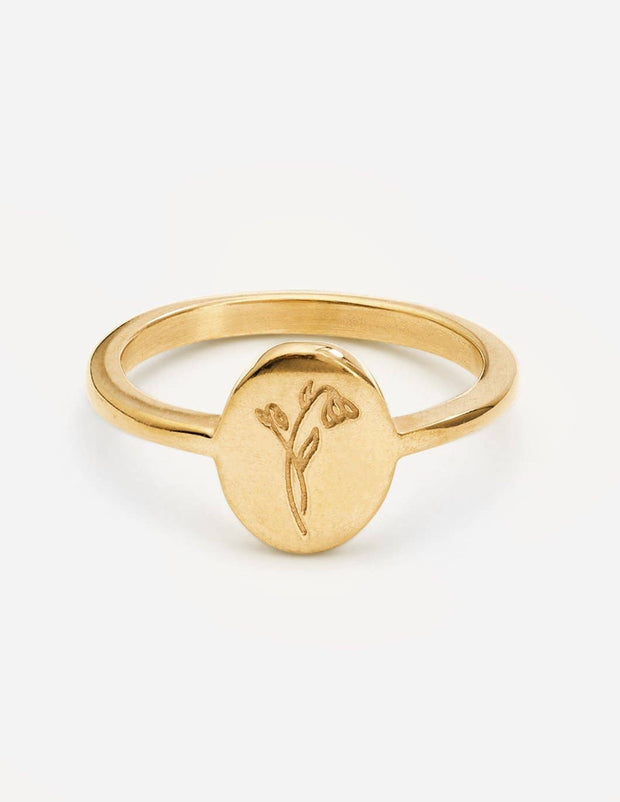 Gold Wildflower Ring