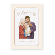 Holy Family Prayer Card | Pray for Us Cards Crossroads Collective