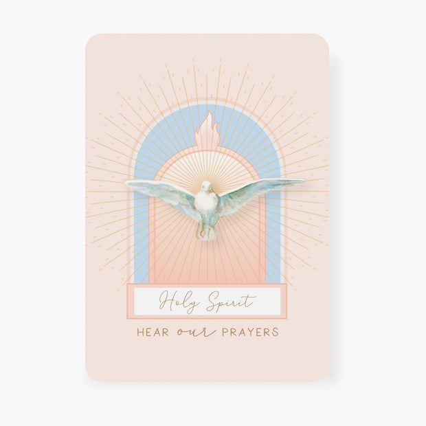Holy Spirit Prayer Card | Arch | Peach Cards Crossroads Collective
