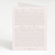 "I Prayed for you at Mass" Card | Beige Cards Crossroads Collective