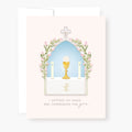 "I Prayed for you at Mass" Card | Beige Cards Crossroads Collective