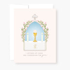 "I Prayed for you at Mass" Card | Beige Cards Crossroads Collective