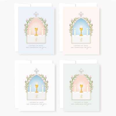 "I Prayed for you at Mass" Cards | Mixed Set Crossroads Collective