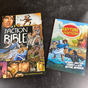 The Action Bible Anytime Devotions: 90 Ways to Help Kids Connect with God Anytime, Anywhere children's book Crossroads Collective