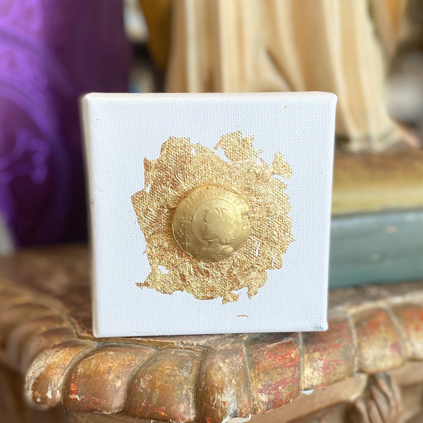 Canvas Art - Bee Still Design