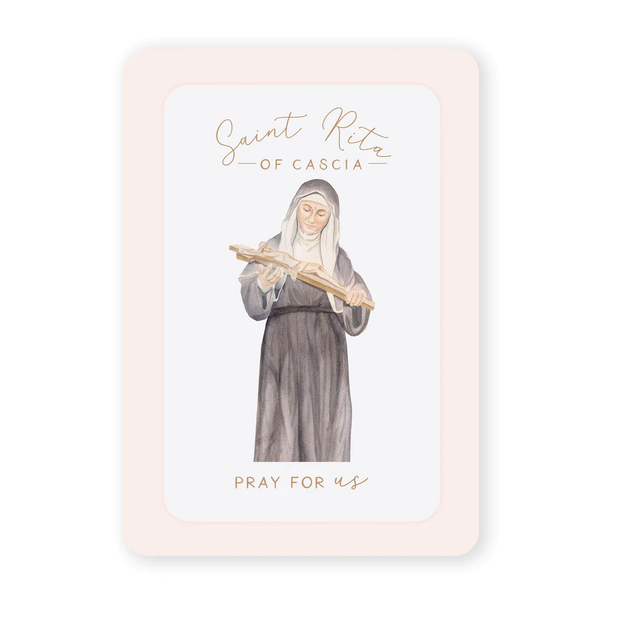 St. Rita Prayer Card | Pray For Us Cards Crossroads Collective