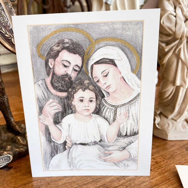 The Holy Family Notecard with Envelope No Type Crossroads Collective