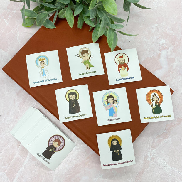Saint Stickers | Set of 40 No Type Crossroads Collective