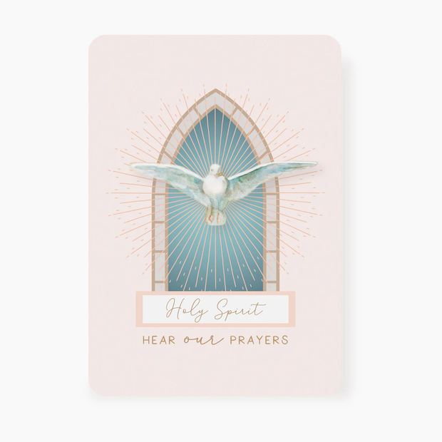 Holy Spirit Prayer Card | Window | Beige Cards Crossroads Collective