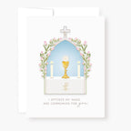 "I Prayed for you at Mass" Card | White Cards Crossroads Collective