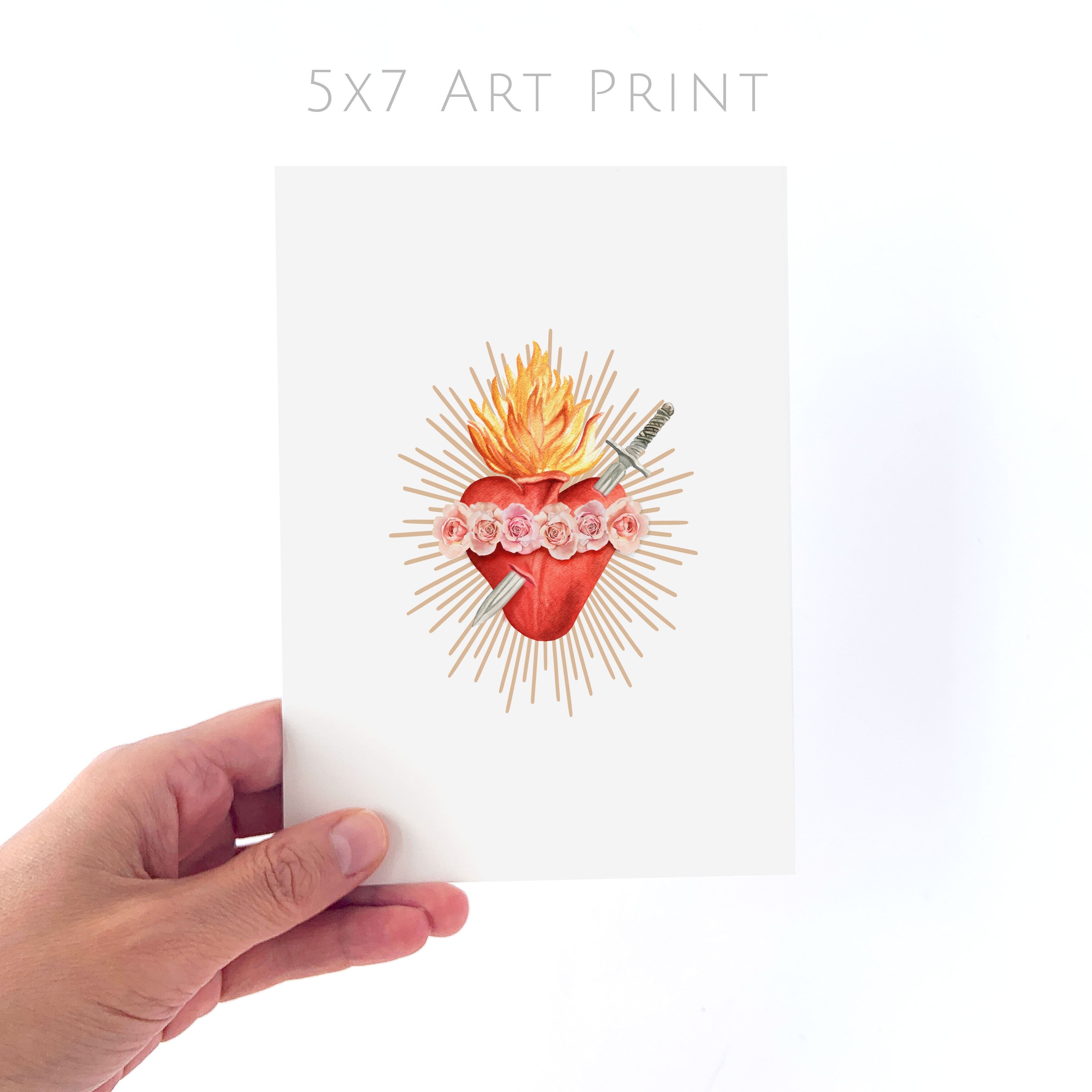 Immaculate Heart of Mary | Art Print Home & Decor Crossroads Collective