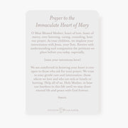 Immaculate Heart of Mary Prayer Card | Beige Cards Crossroads Collective