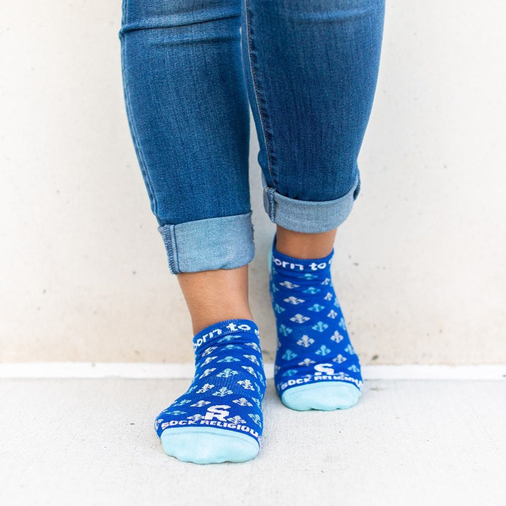 St. Joan of Arc No Show Socks Clothing & Apparel Crossroads Collective