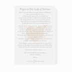 Our Lady of Sorrows Prayer Card | Pray For Us | Mint Green Cards Crossroads Collective