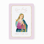 Our Lady of Sorrows Prayer Card | Pray For Us | Light Purple Cards Crossroads Collective