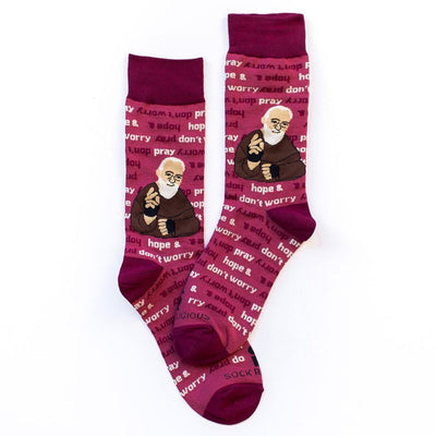 St. Padre Pio Socks Clothing & Apparel Crossroads Collective