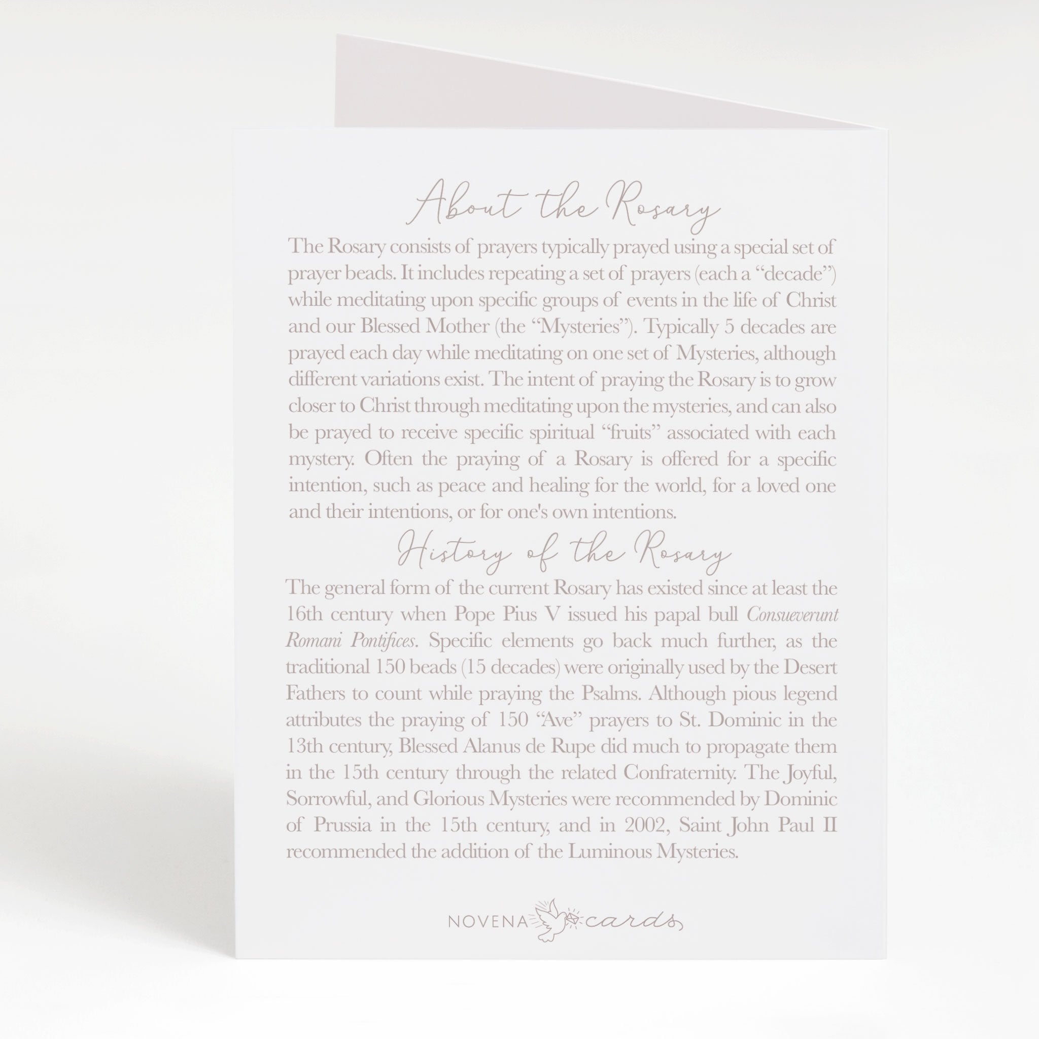 Rosary Card | Sprinkles Heart | Birthday Crossroads Collective