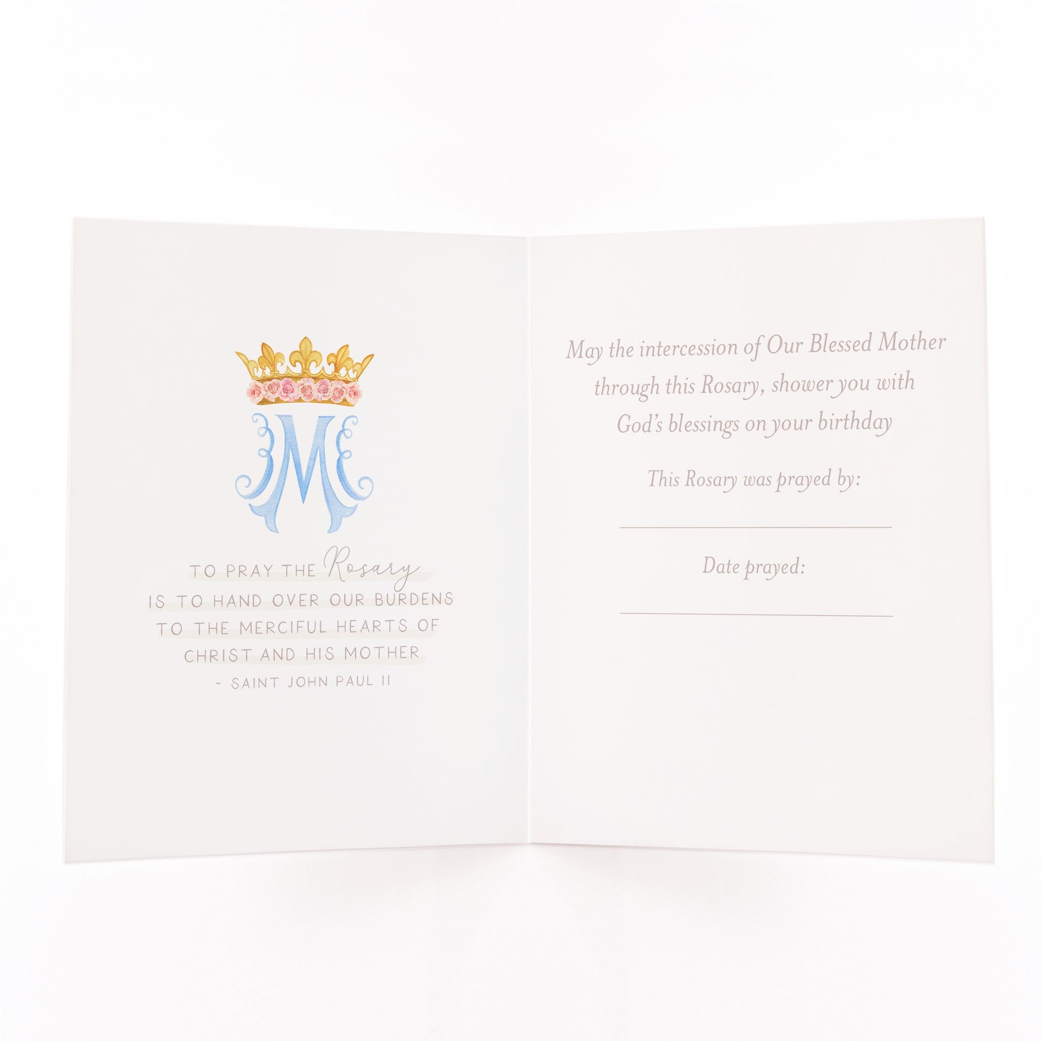 Rosary Card | Sprinkles Heart | Birthday Crossroads Collective