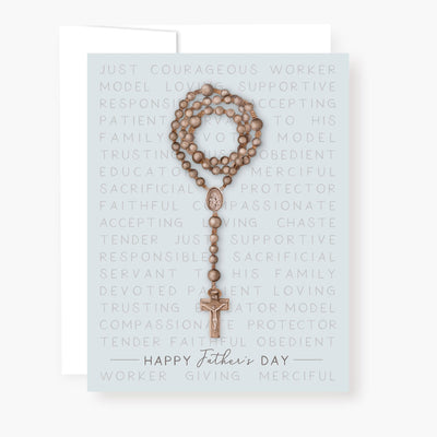 Rosary Card | St. Joseph Attributes | Father's Day Crossroads Collective