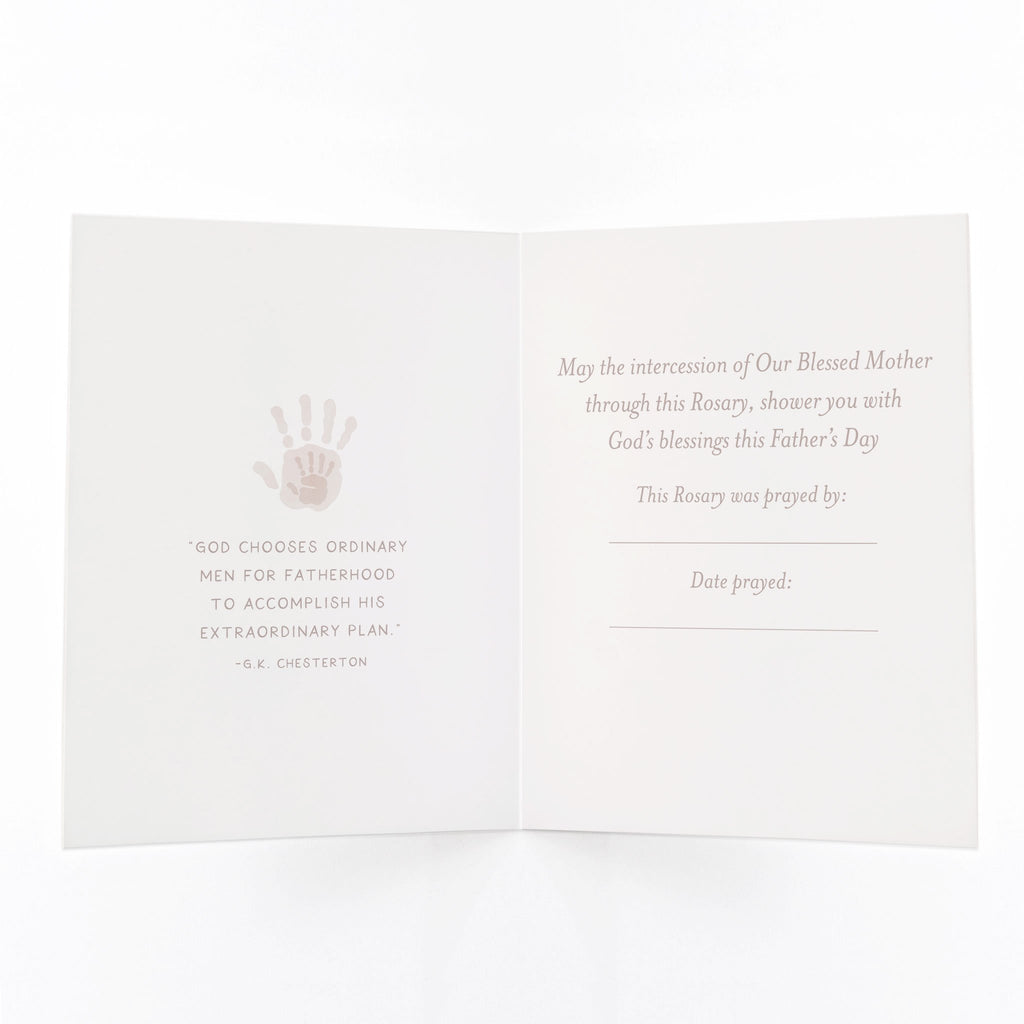 Rosary Card | St. Joseph Attributes | Father's Day Crossroads Collective