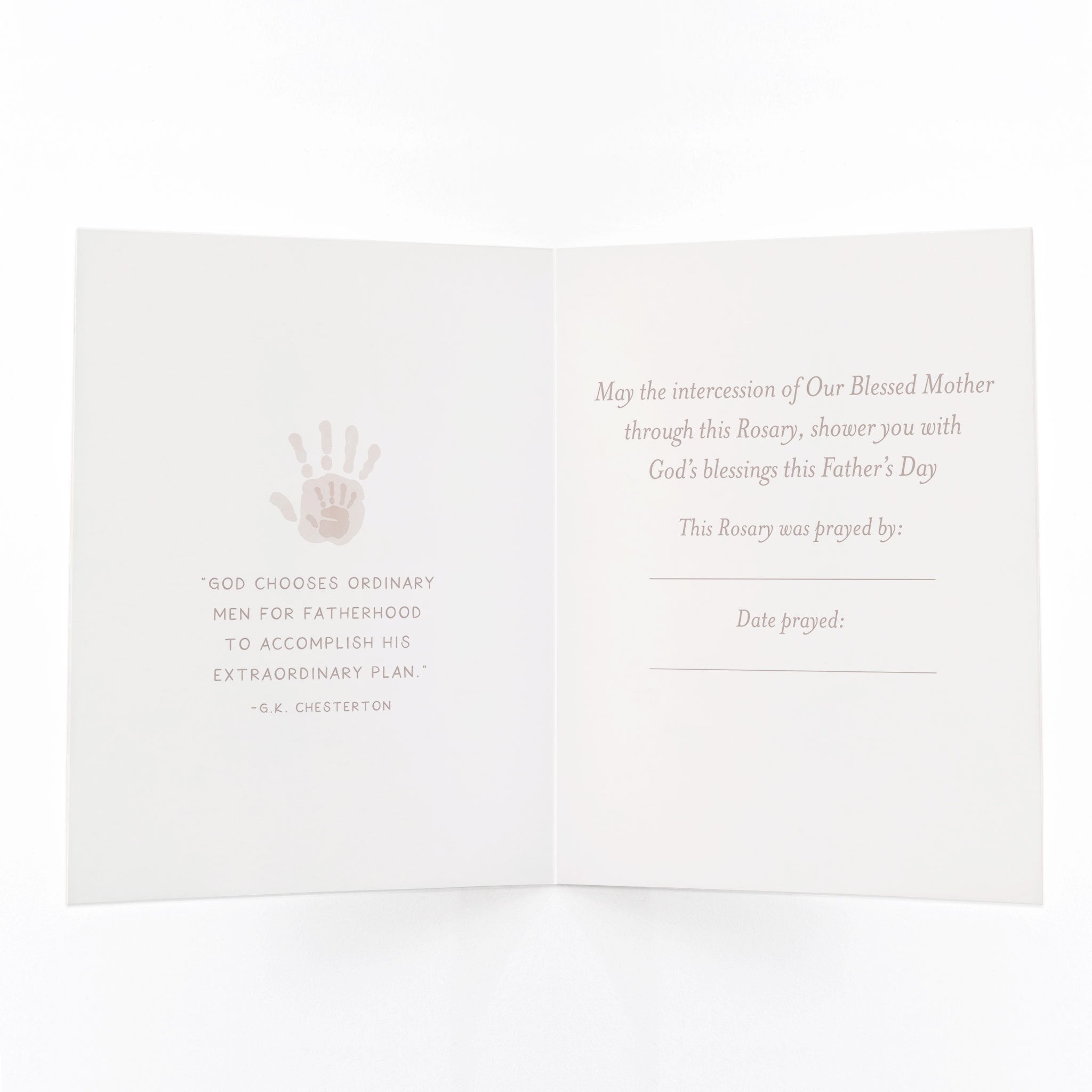 Rosary Card | St. Joseph Attributes | Father's Day Crossroads Collective