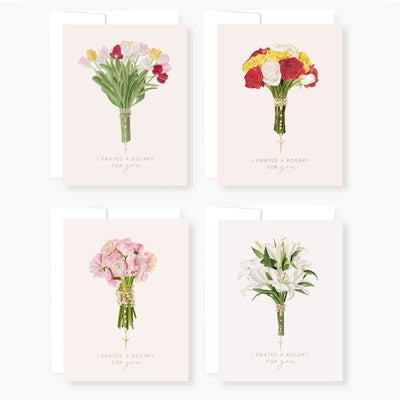 Rosary Card | Mixed Set | Floral Crossroads Collective
