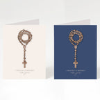 Wooden Rosary Card | Mixed Set Crossroads Collective
