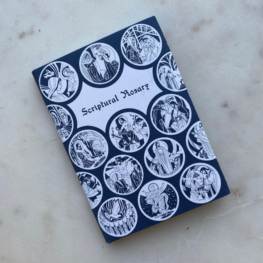Scriptural Rosary Hardcover Book Catholic Literature Crossroads Collective