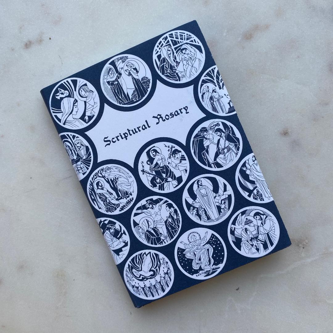 Scriptural Rosary Hardcover Book Catholic Literature Crossroads Collective