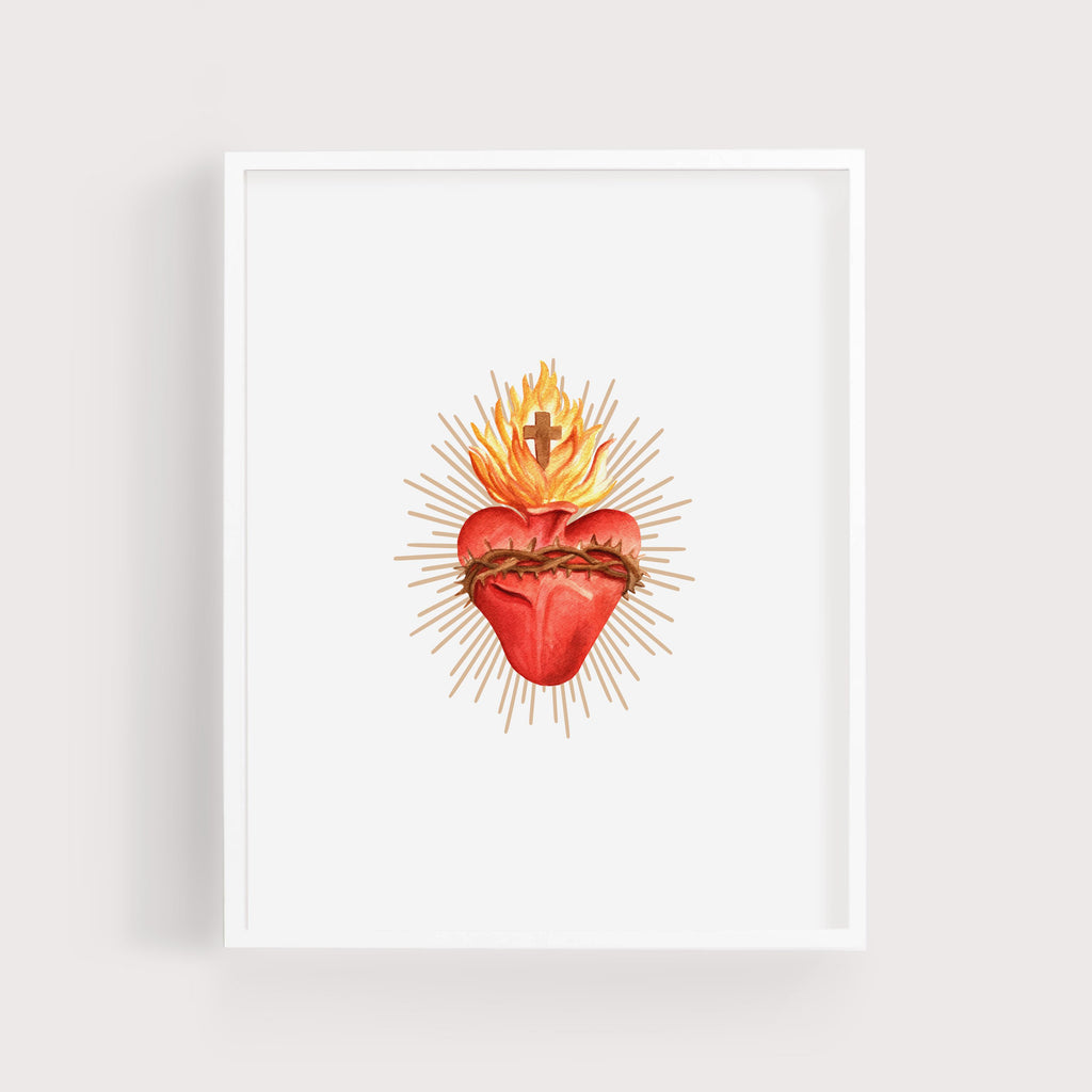 Sacred Heart of Jesus | Art Print Home & Decor Crossroads Collective